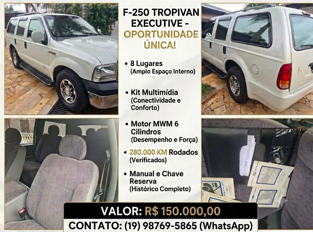 Ford F-250 Tropical 4.2 CE / CD Diesel TB 2000