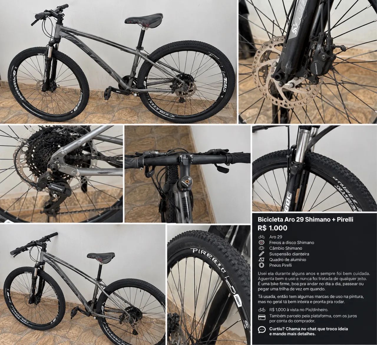 bicicleta aro 29 - Foto 5