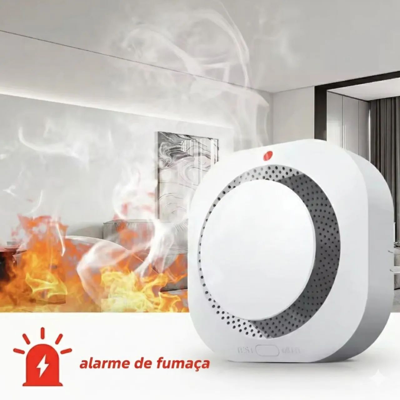 DETECTOR DE FUMAÇA 
