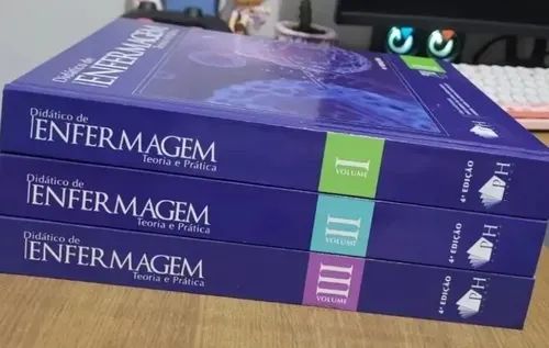 DIDÁTICO DE ENFERMAGEM TEORIA E PRÁTICA vol.1,2 e 3 - Foto 2