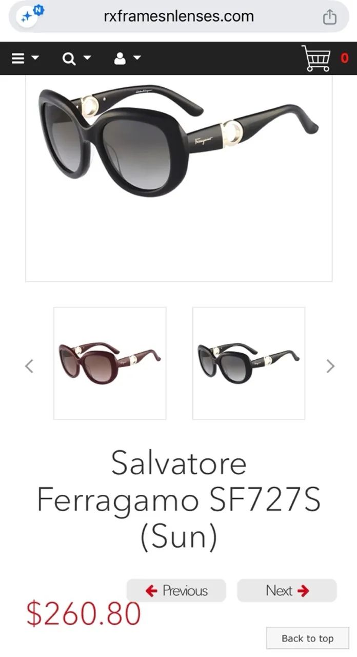 Óculos Ferragamo Originais - Foto 5