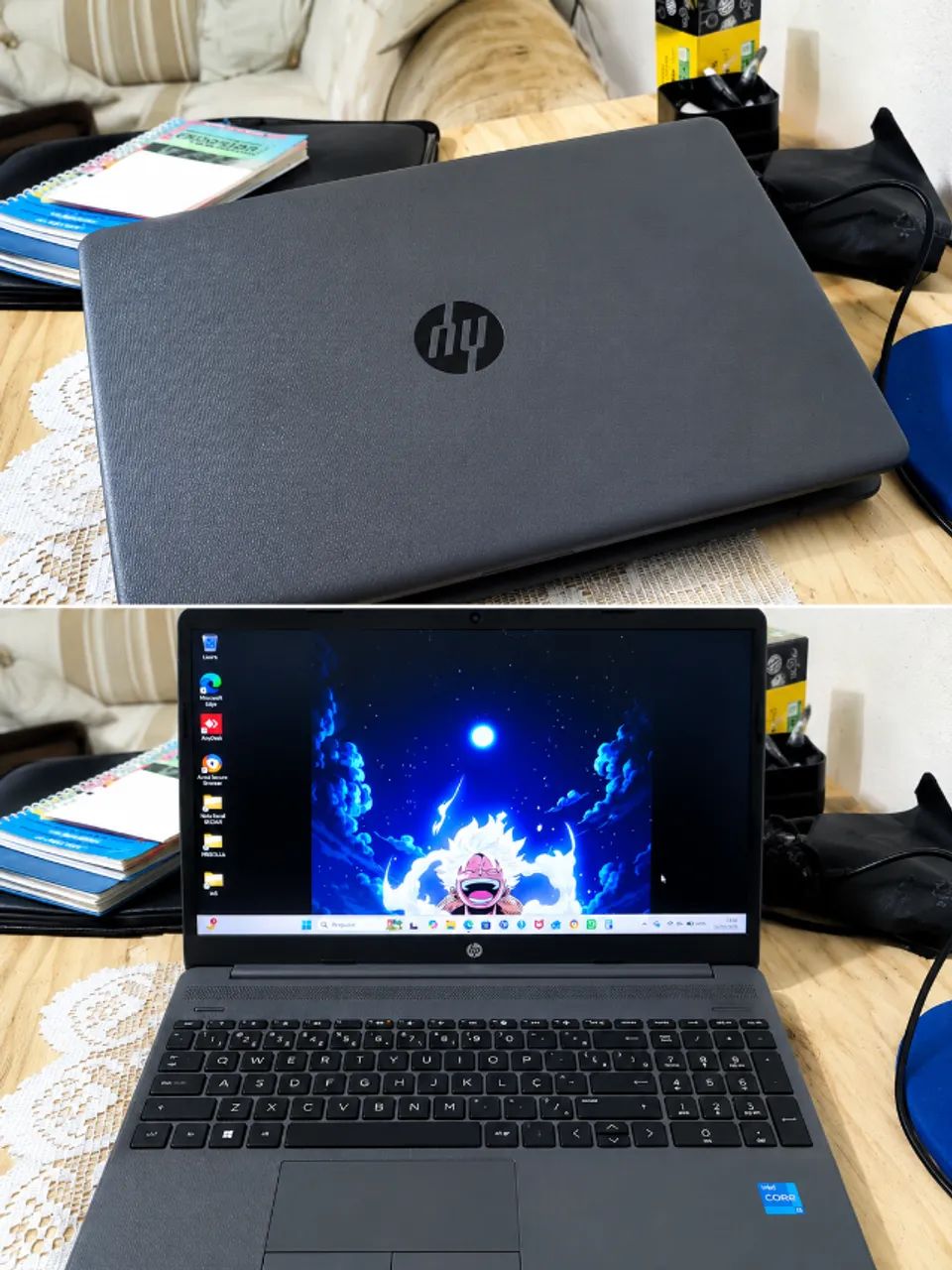 Notebook HP 256R G9 com i3-1315U, 8 GB e SSD 256 GB