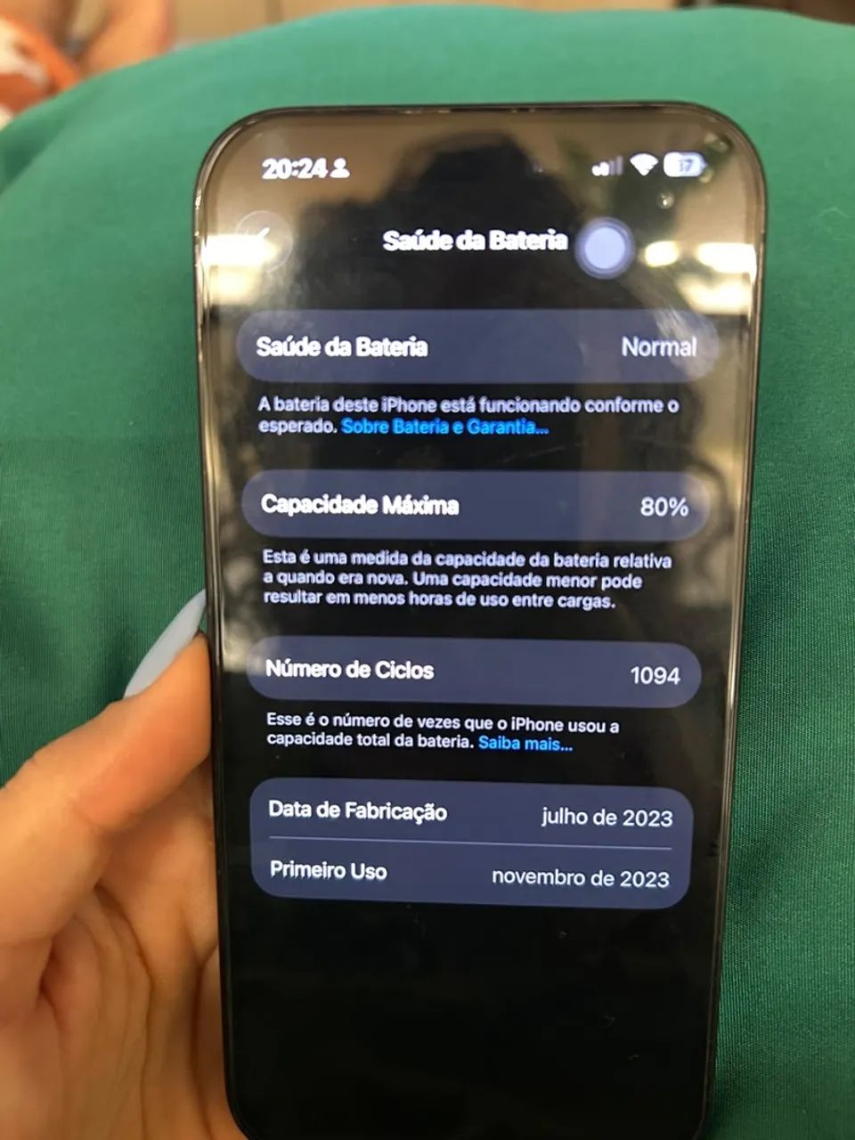 Iphone 15 pro 256g usado - Foto 5