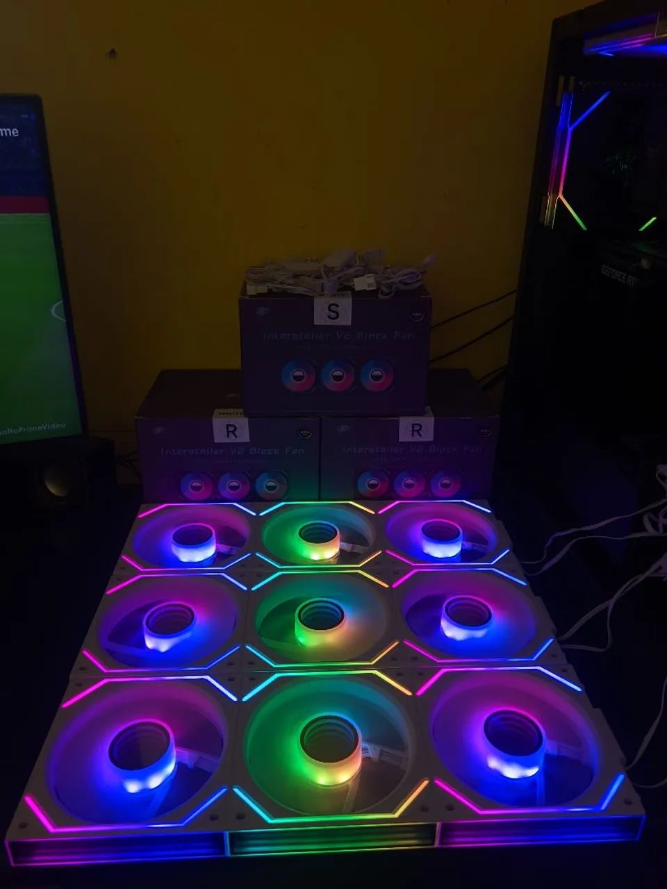 Uni Fans ARGB Jungle Leopard Interstellar V2 Brancas