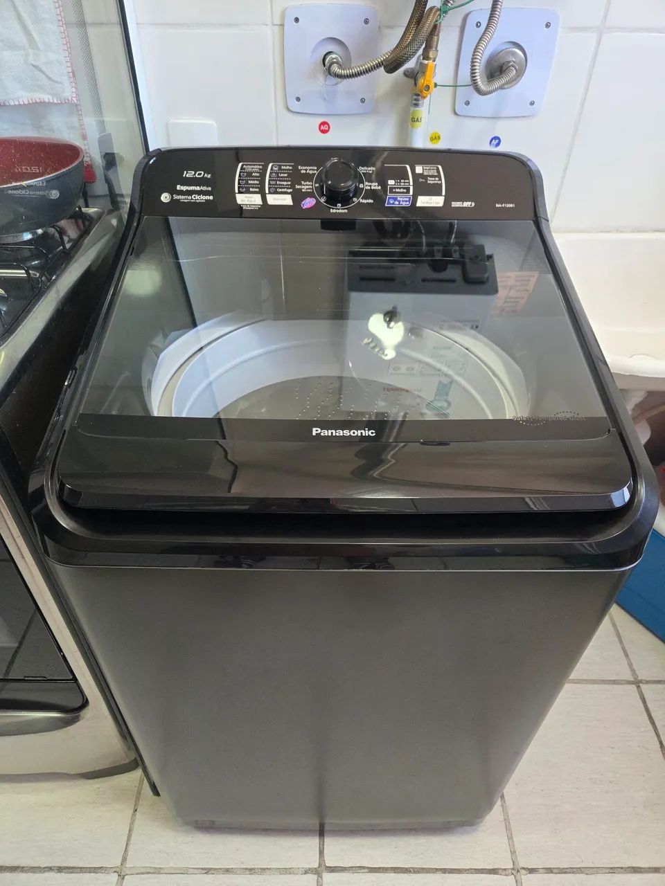 Maquina de lavar Roupa 12kg Panasonic - Foto 2