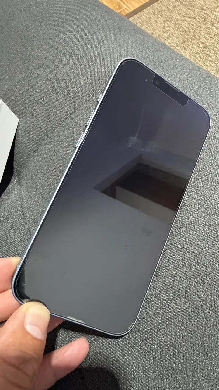 iPhone 14 Azul 128G semi novo - Foto 2