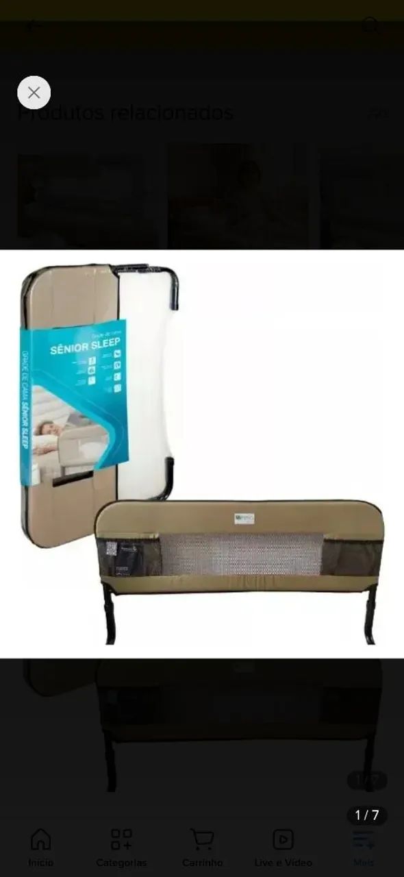 Grade Cama Grande 95 cm Ajustável  - Foto 5