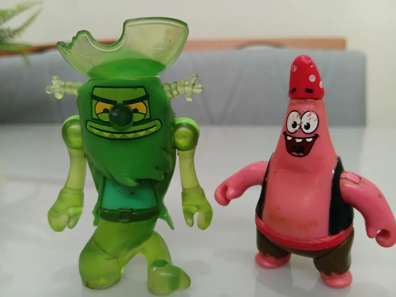 Holandês voador e Patrick pirata da turma do job esponja - Imaginext