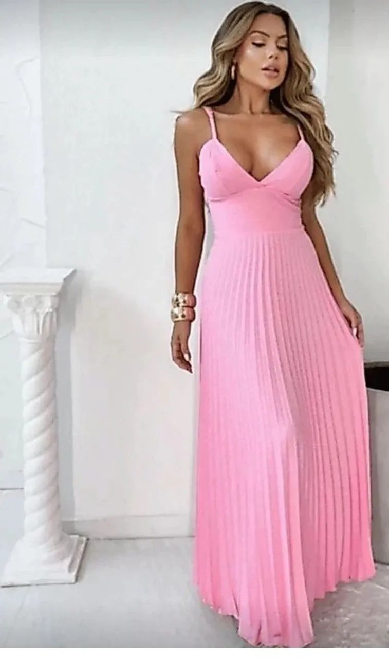 Vestido longo plissado - Foto 2