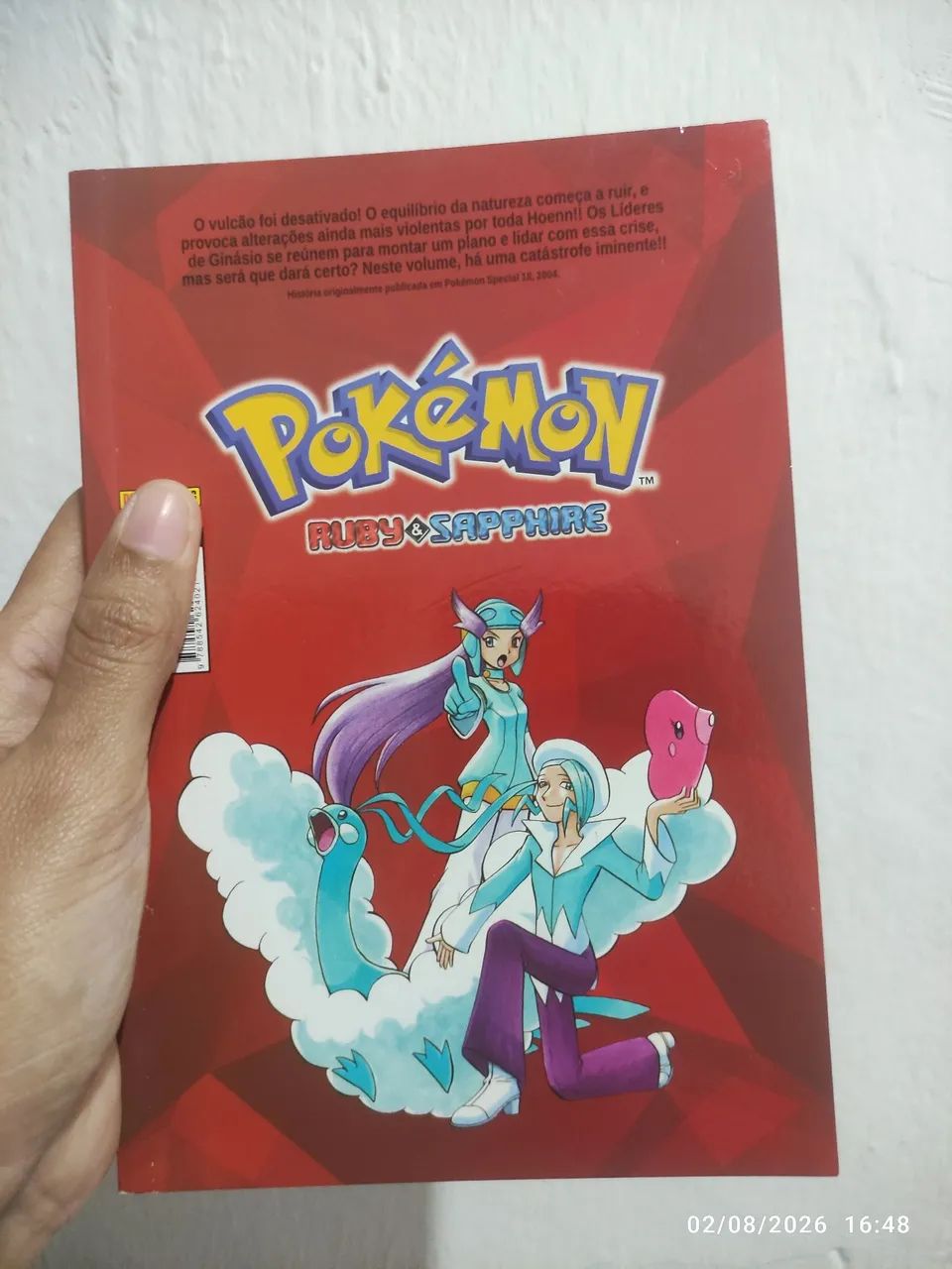 Pokémon Ruby e Sapphire volume 4 mangá Panini  - Foto 2
