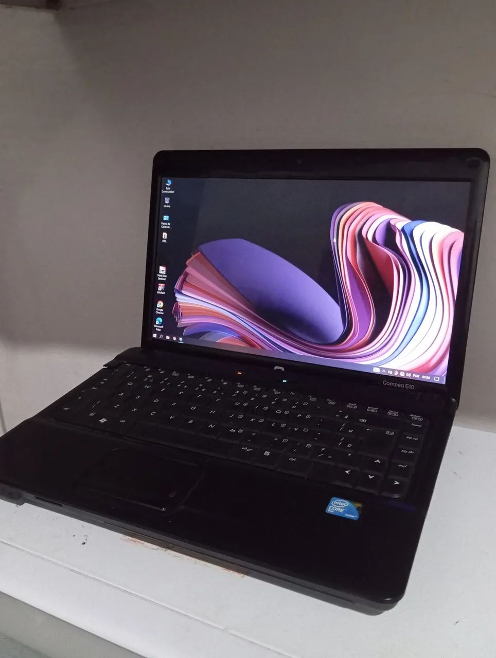 Notebook Hp Compaq processador Intel core 2 duo, memória de 4gb, HD de 500gb, windows 10 - Foto 2
