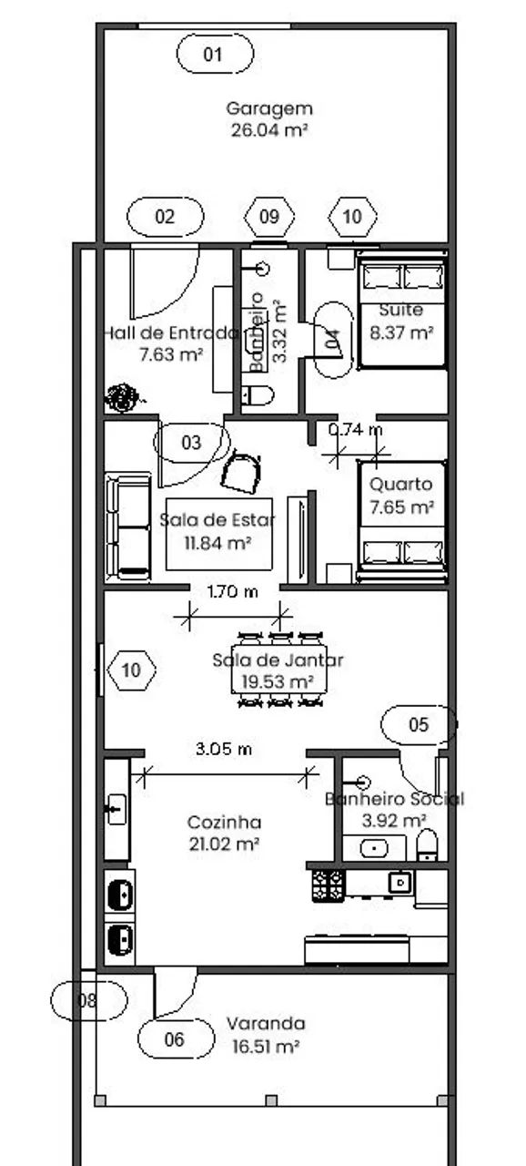 Planta baixa | Projetos em 3D e 2D - Foto 2