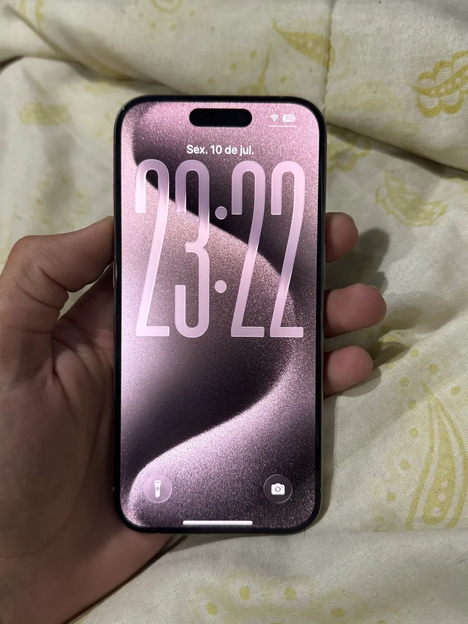 iPhone 15 Pro 128GB Natural Titanium - R$ 3.800