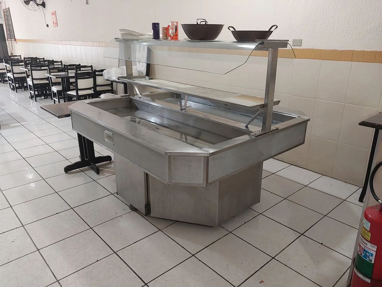 Buffet quente e frio