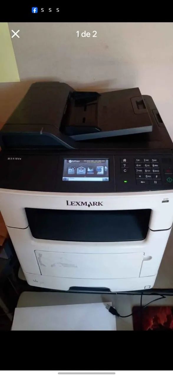 Impressora preta e branca Lexmark 410 - Foto 2