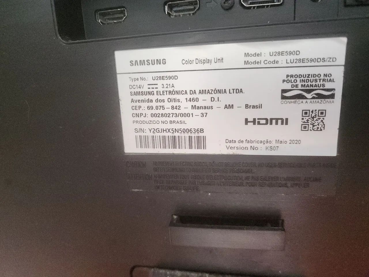 Monitor Game Mode LED 28'' 4K Ultra HD - Samsung - Foto 2