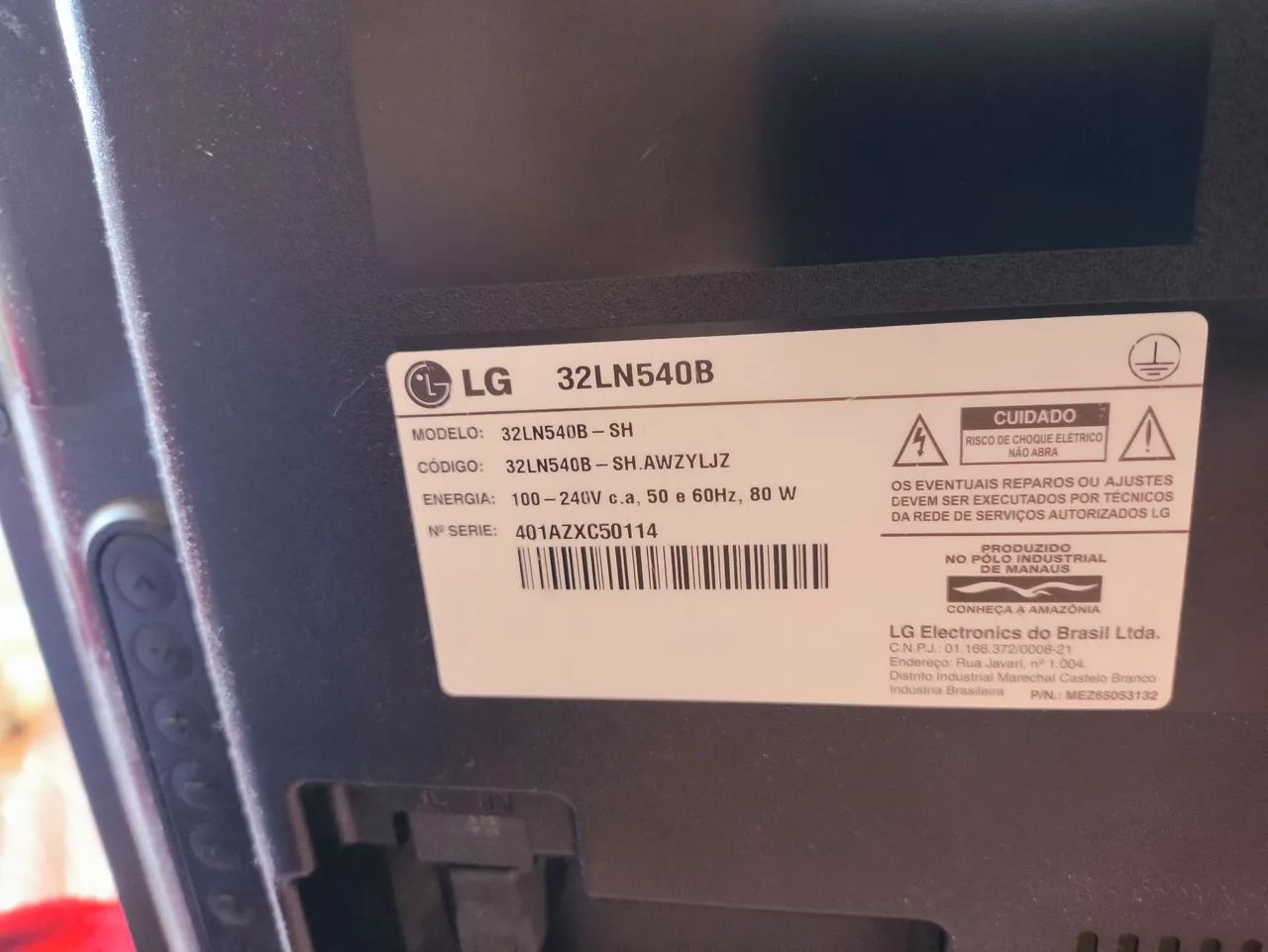Tv 32 polegadas LG LED modelo 32LN540B - Foto 3