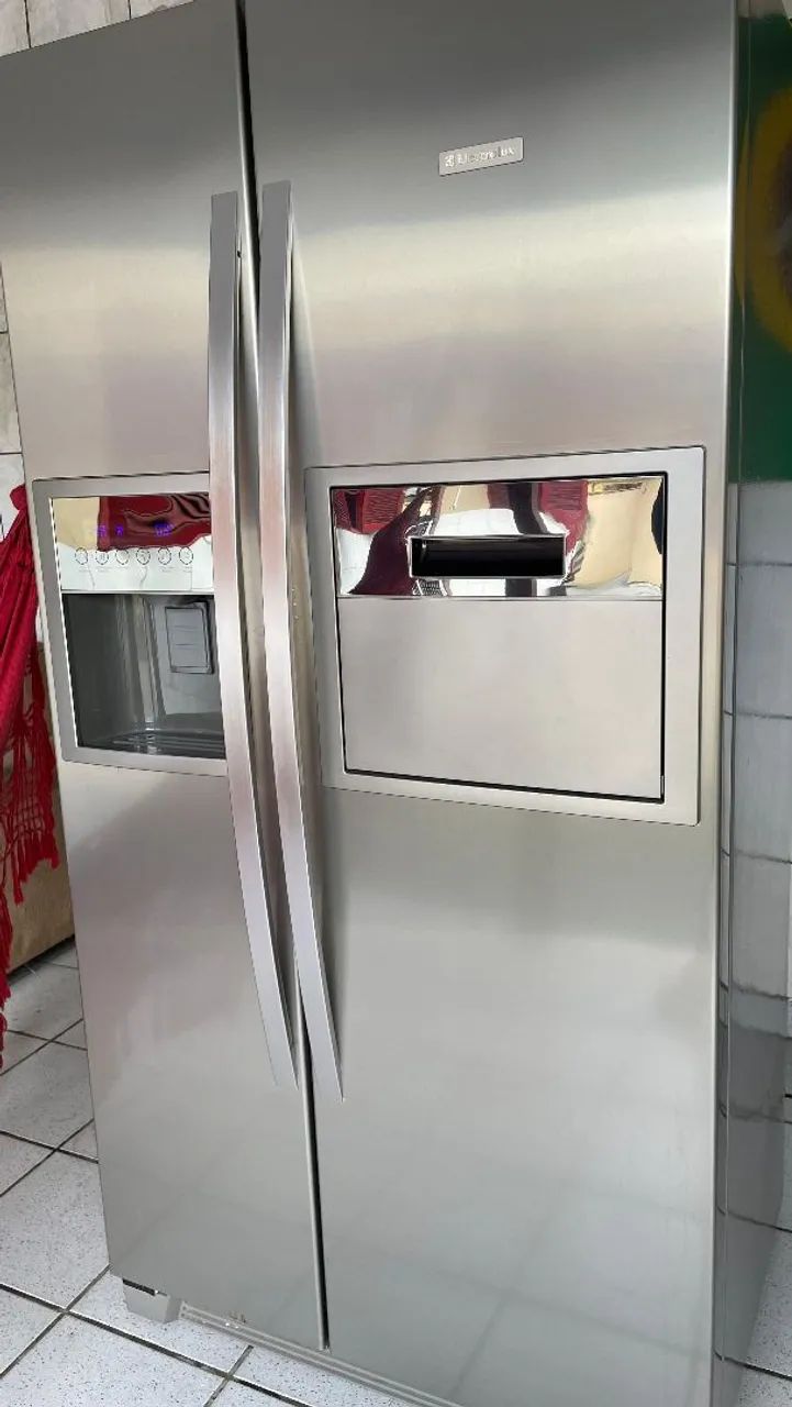 Electrolux side by side inox