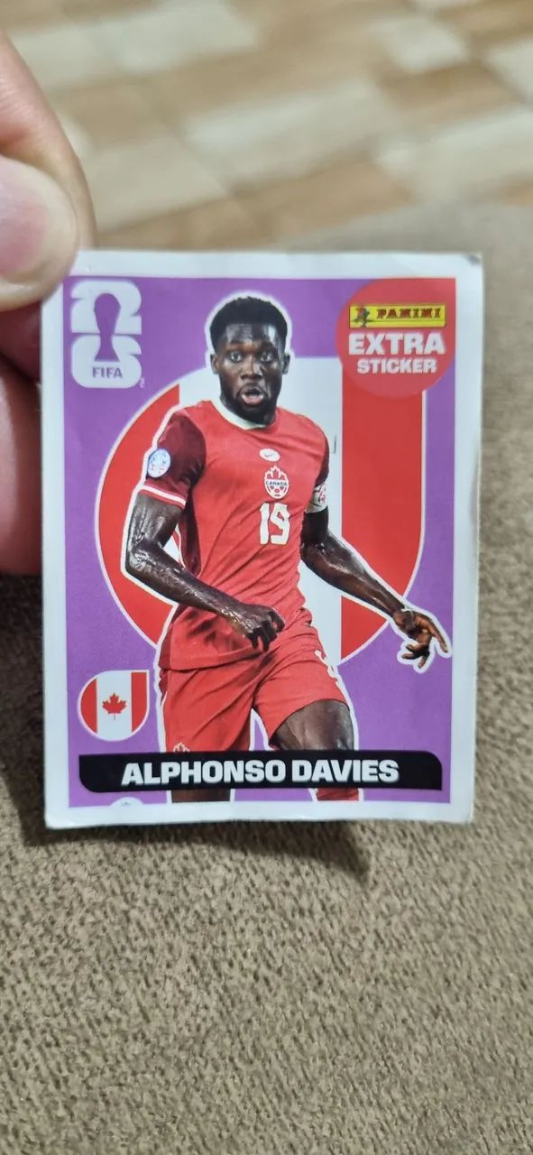 Figurinha extra Alphonso Davies 
