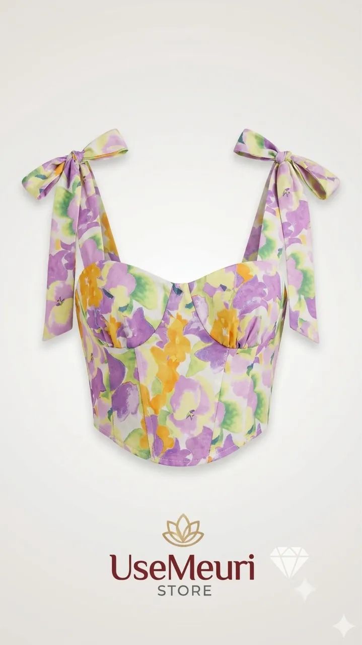  Crooped floral 