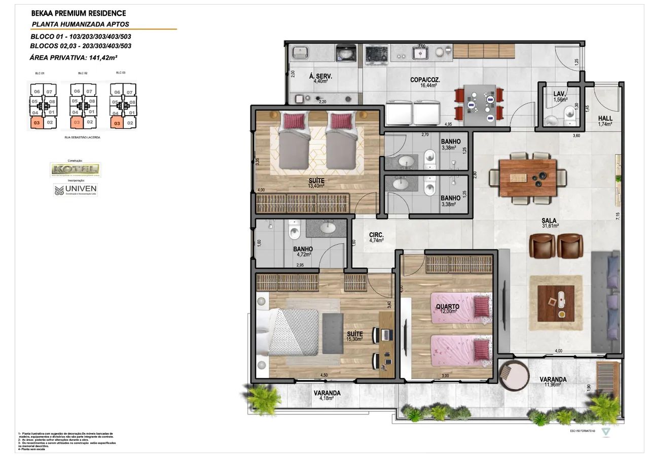 Apartamento com 3 quartos no Alto, Teresópolis - Foto 2