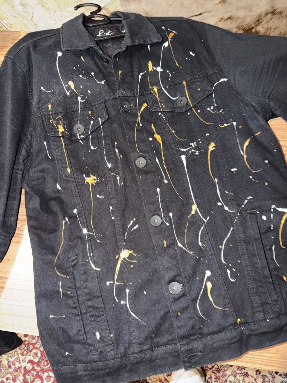 Jaqueta jeans customizada Rock Lover - Foto 4