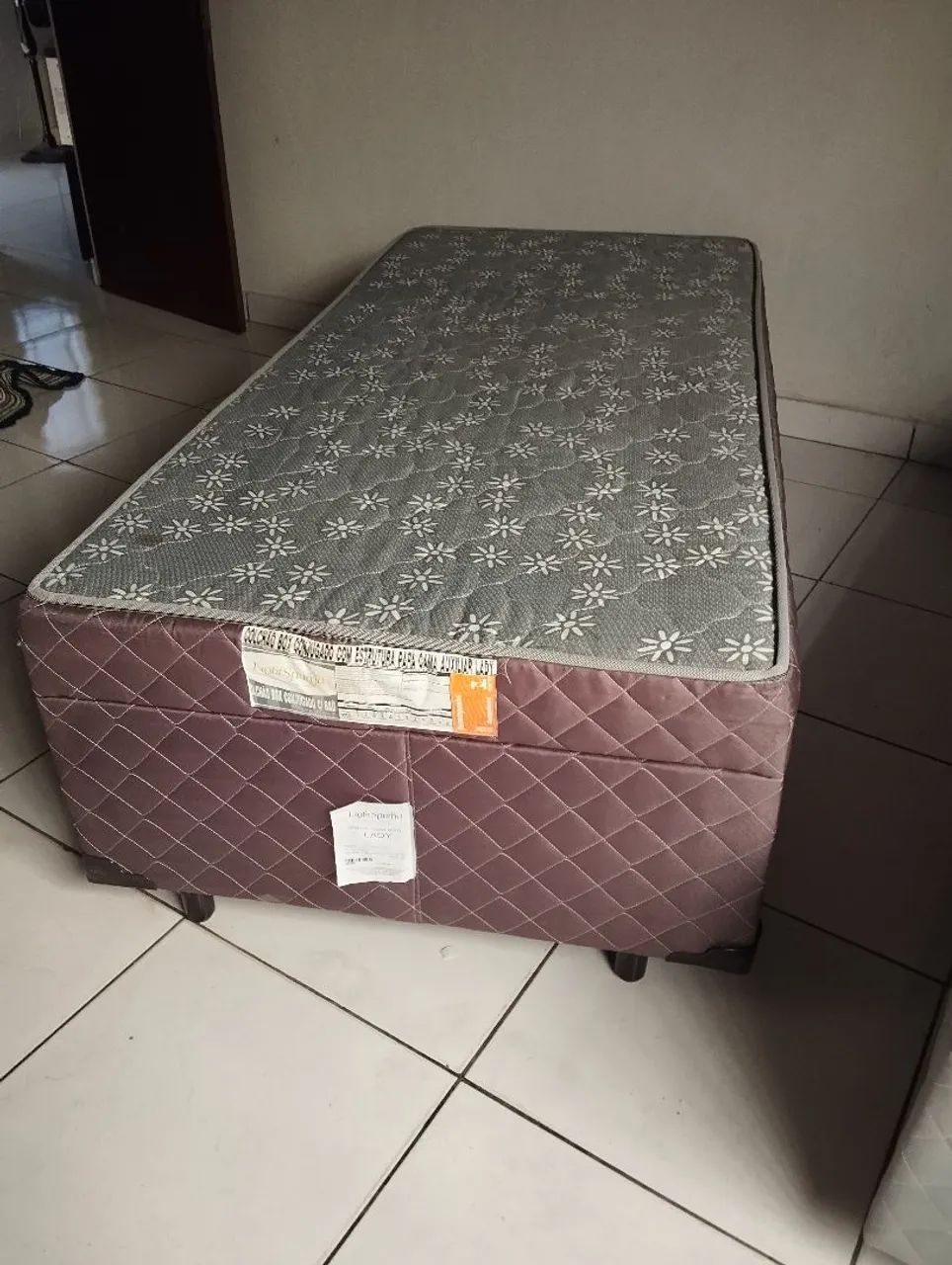 Cama Box Baú Solteiro Conjugado de Molas com Cama Auxiliar Bicama 3 em 1 - Foto 4