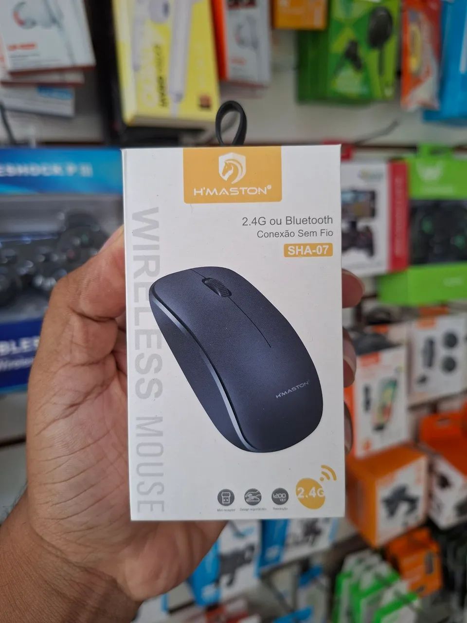 Mouse wireless sem fio - entrega em slz e região 