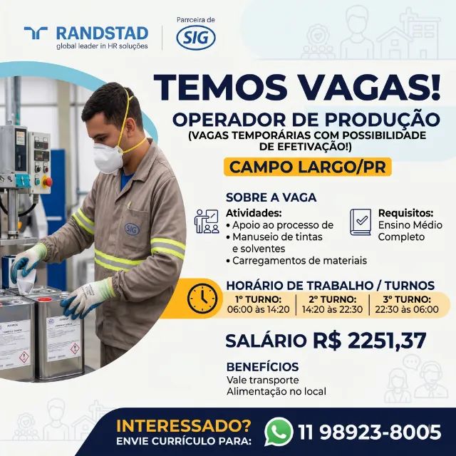 Operador de Produção 