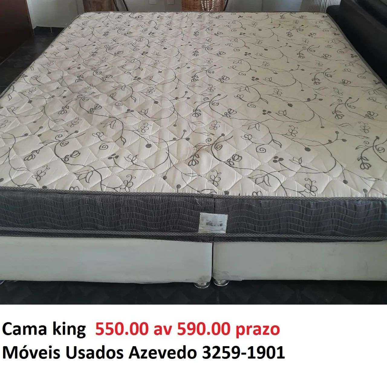 Cama box casal