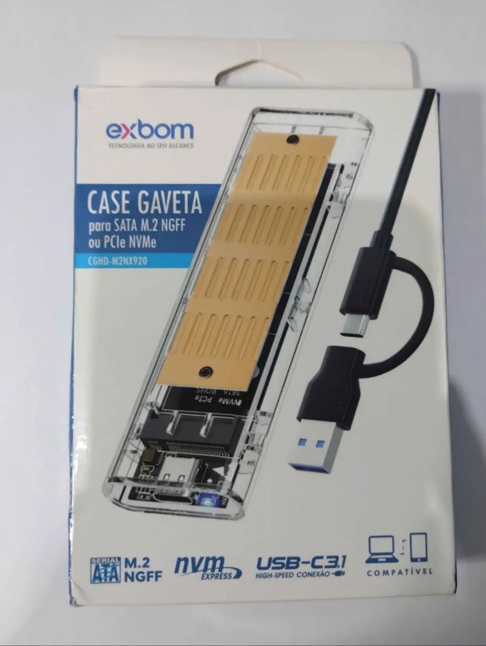 Case para SSD Nvme M2 - Foto 2