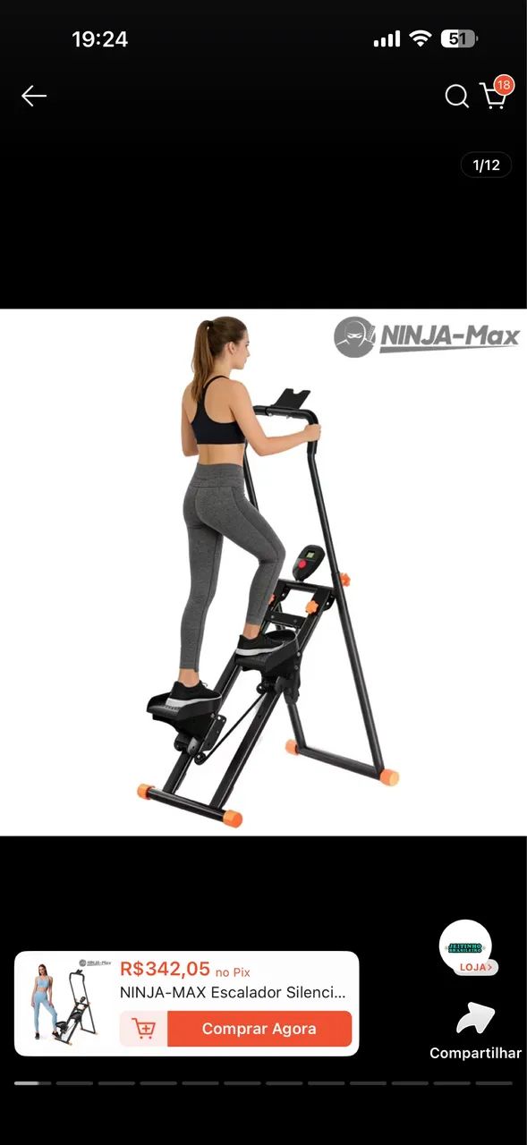 Máquina de subir escada 
