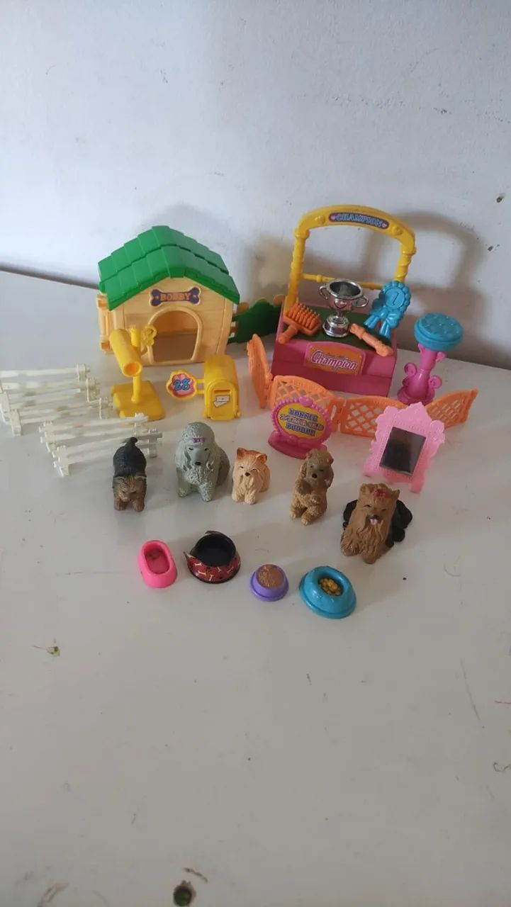 Conjunto cães de competição