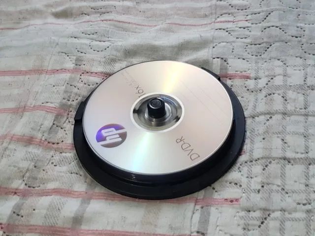 Kit 9 DVDs-R Virgens 4.7GB 16x 6 HP E 3 Elgin Novos Sem Uso + 4