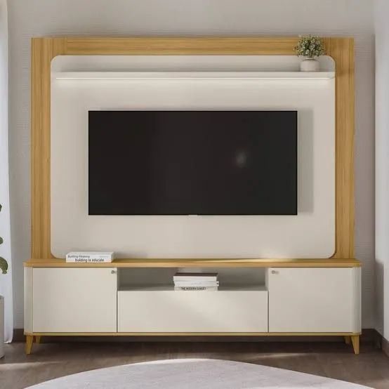 Estante Home Munique 2m luz led suporta tv até 70 polegadas / pague na entrega 