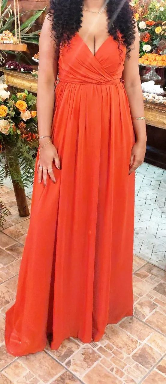 Vestido madrinha terracota  - Foto 3