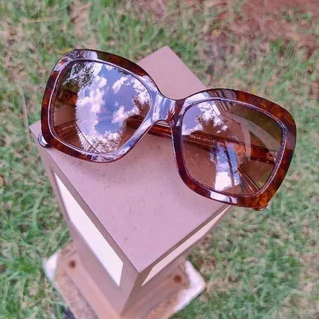 Óculos de Sol Quadrado de Tartaruga da Dolce & Gabbana - Foto 3