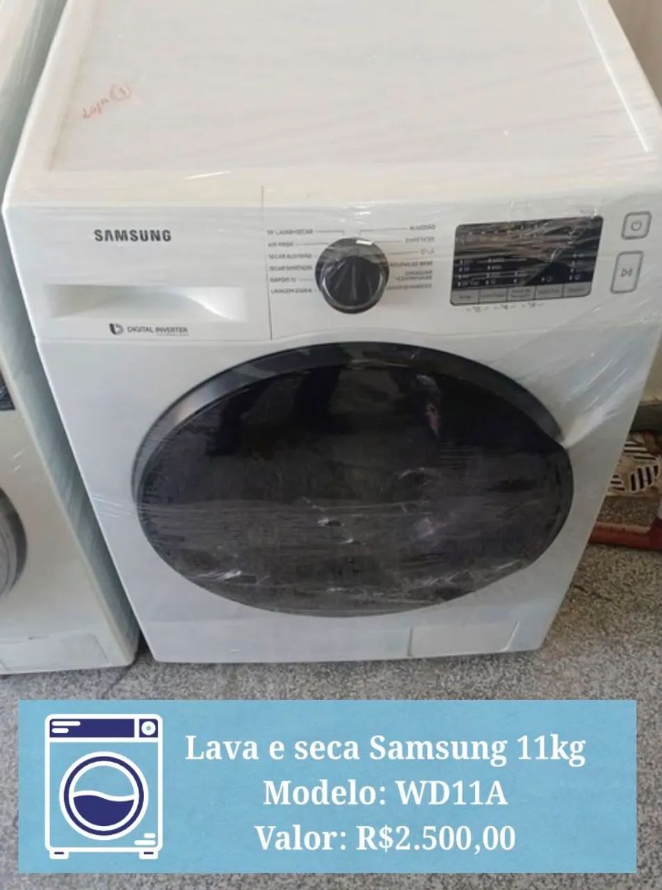 Lava e seca samsung 