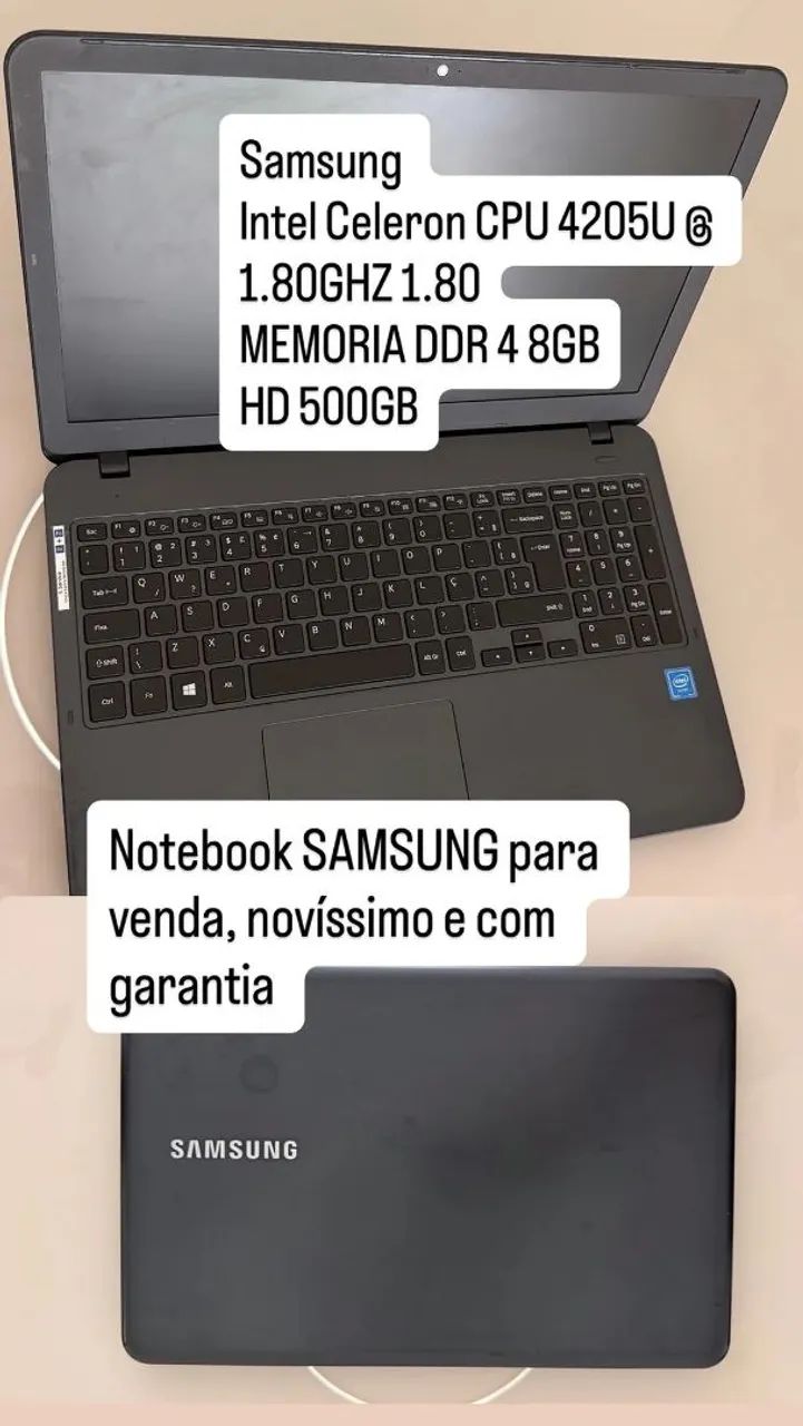 Notebook Samsung novo - Foto 2