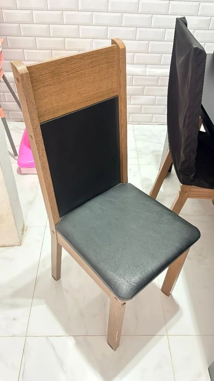 Conjunto de mesa com 4 cadeiras - Foto 5