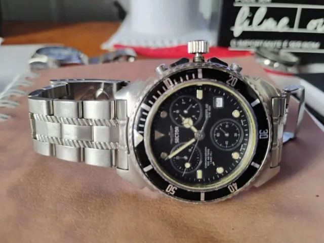 relógio Sector chrono com coroa rosqueada italiano - Foto 2