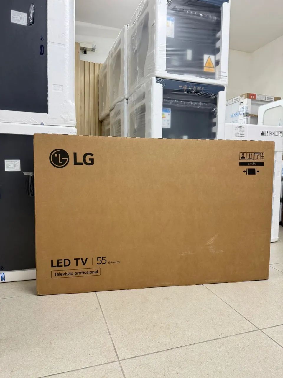 Smart tv LG 55 polegadas 4k controle smart magic nova 