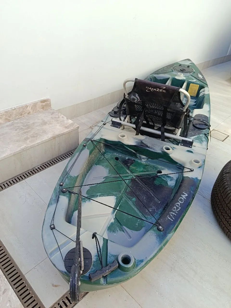 Caiaque de Pesca Tarpon - CAIAQUER COR EXÉRCITO  - Foto 3