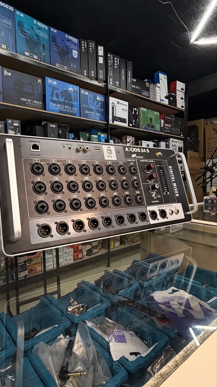 Mesa de Som Digital Axios 24S - Nova | Pronta Entrega