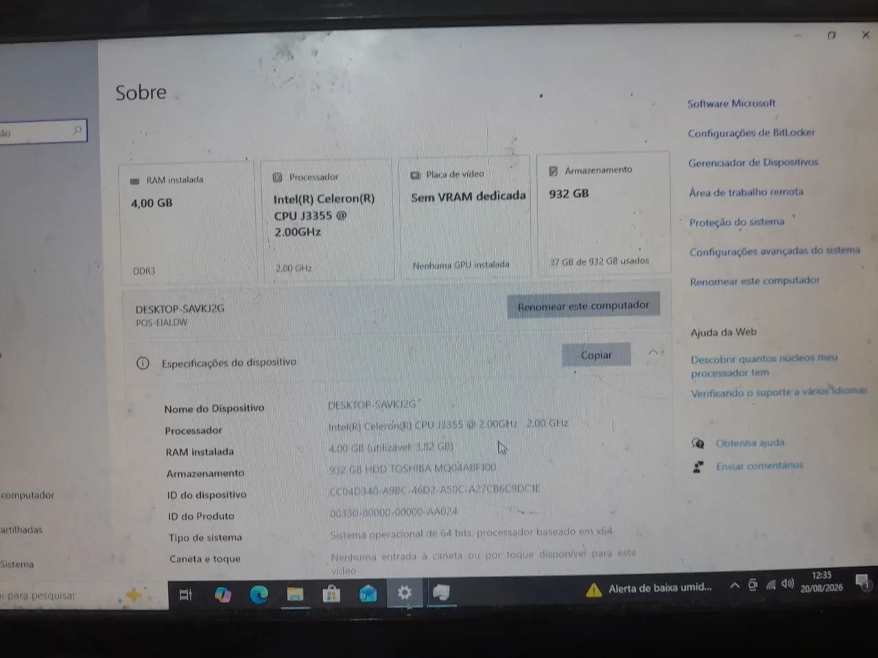 Vendo mini CPU positivo 