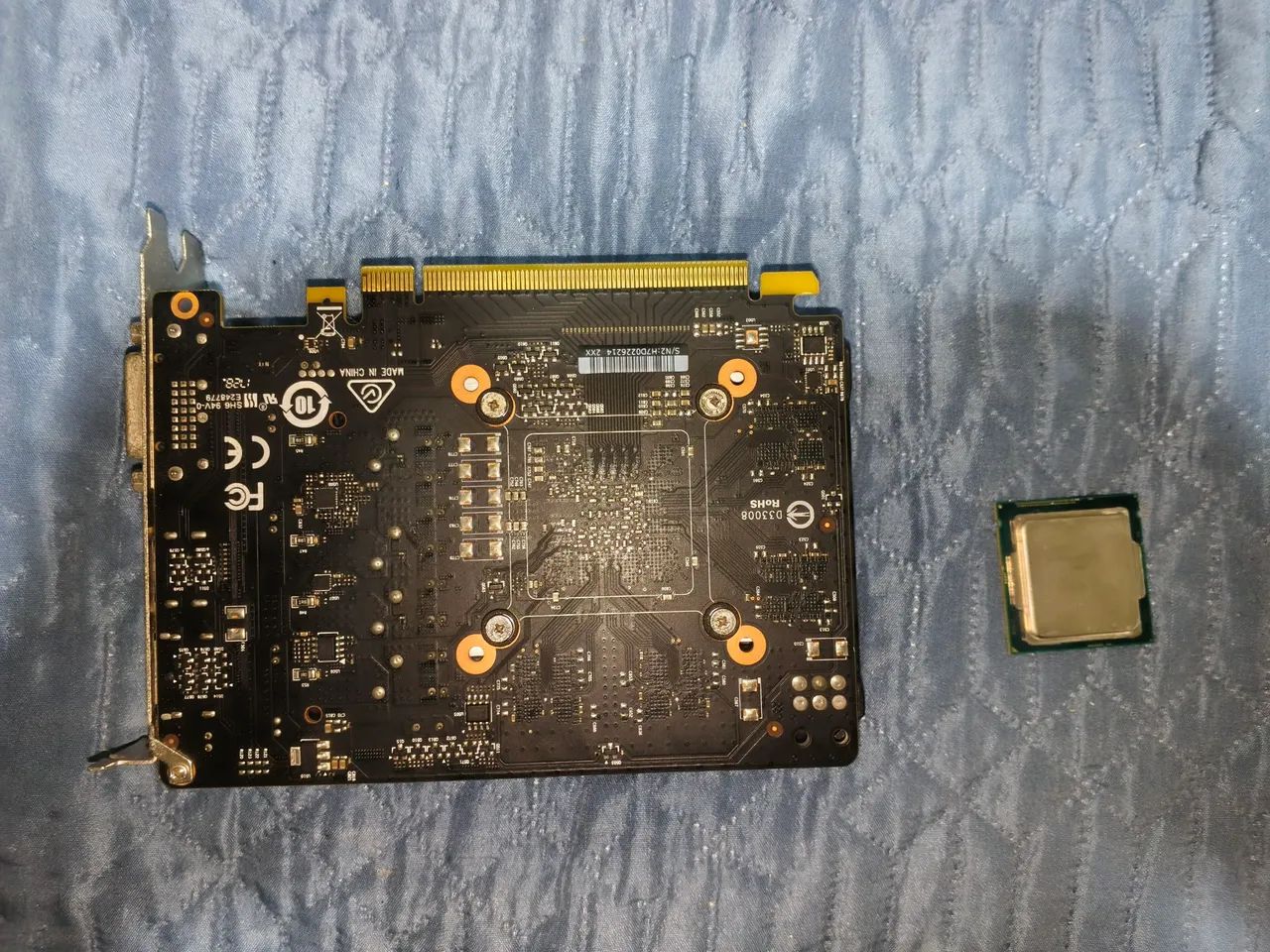 PLACA DE VÍDEO GTX 1050 2GB E PROCESSADOR INTEL CORE i5 4590