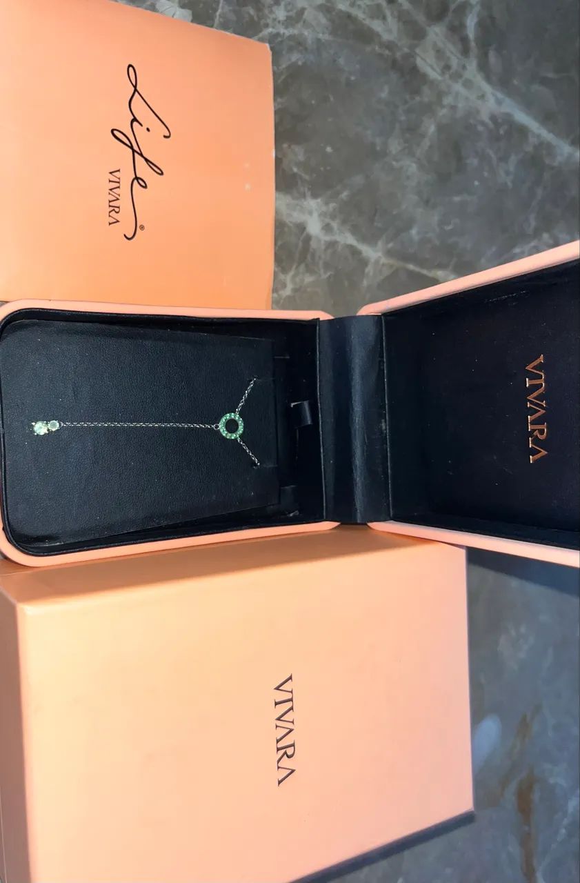 Colar vivara prata 925 cravejado com garantia e caixa - Foto 4