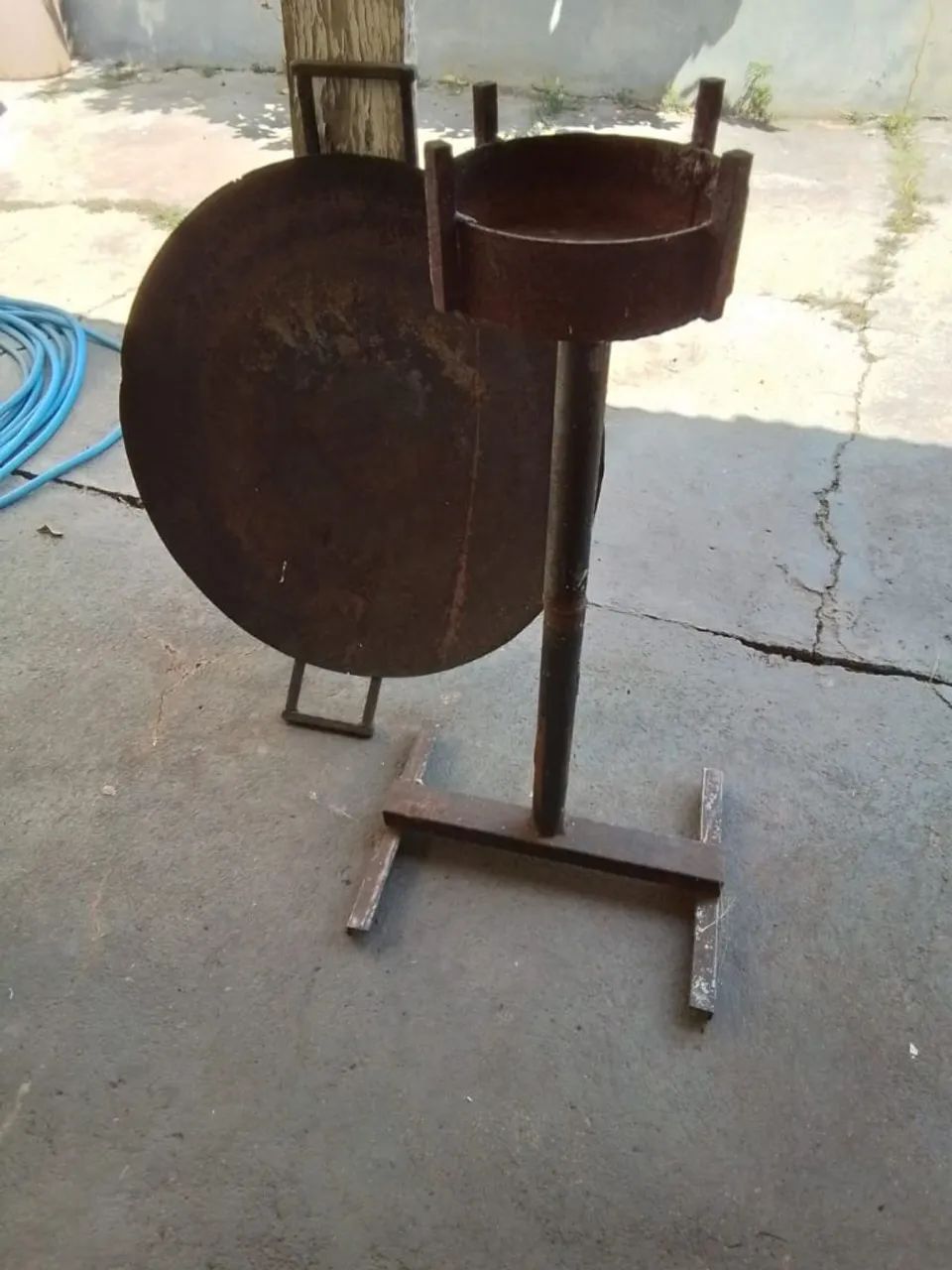 Disco de arado para fazer churrasco 