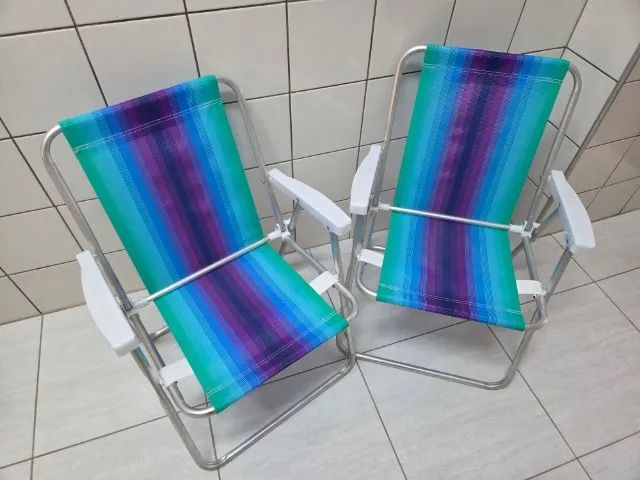 Cadeira de Praia (valor das duas)  - Foto 2
