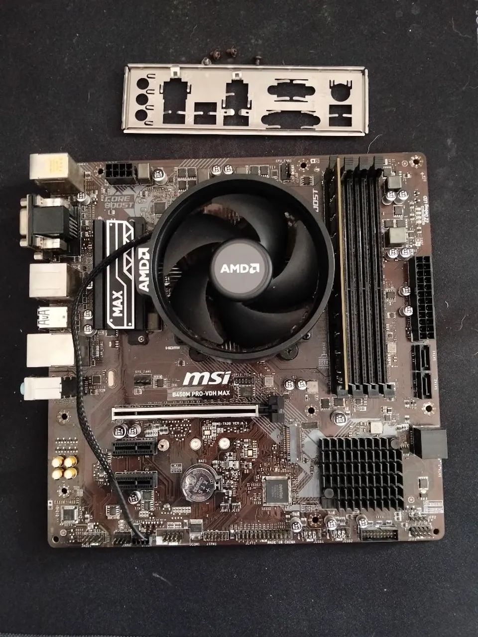 KIT AM4 Ryzen 5600GT + B450M PRO-VDH MAX + 16 GB DDR4